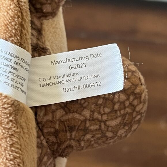 The Petting Zoo Brown Turtle Tortoise 8" Soft Shell Stuffed Plush - Picture 9 of 10